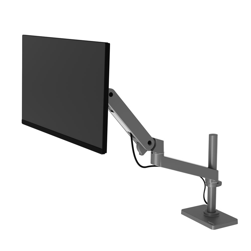 Ergotron LX PRO ARM 單臂顯示器支架 45-695-293(桌夾-長杆-灰色)