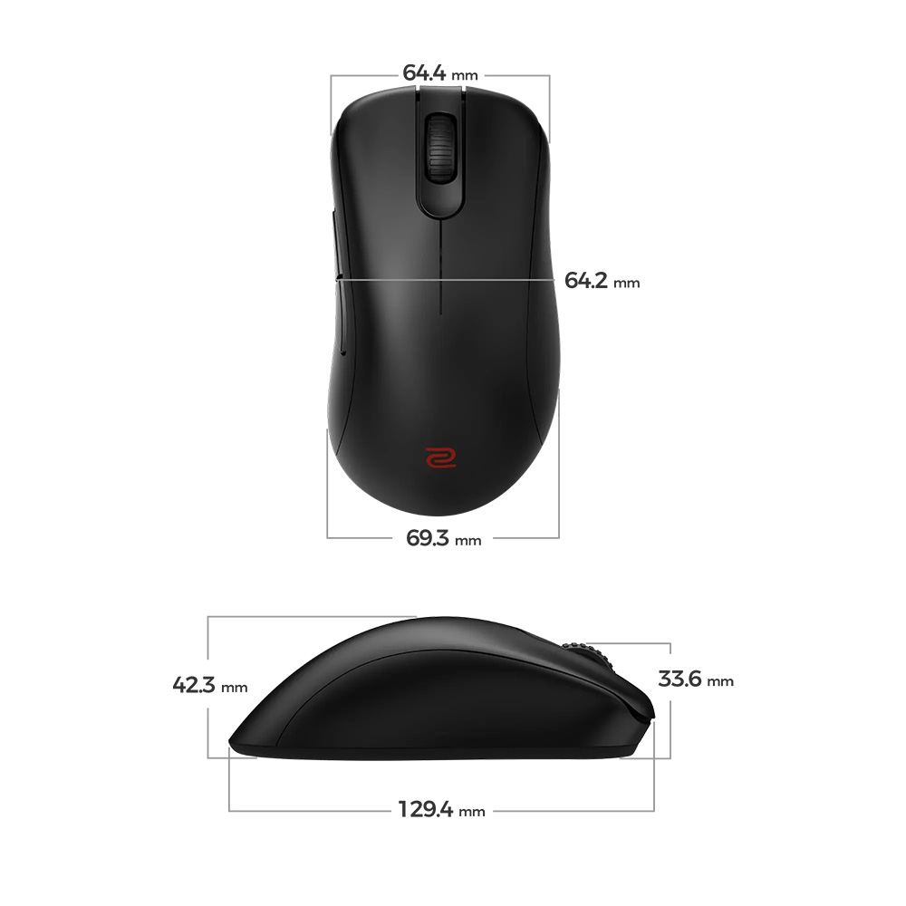 ZOWIE EC1-DW 4K 無線電競滑鼠(Large-黑色)