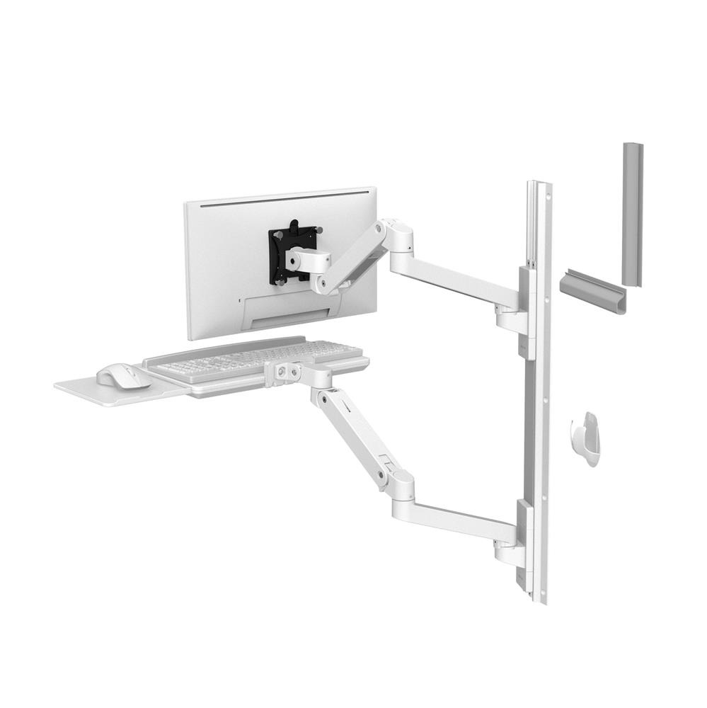 Ergotron LX PRO ARM 壁掛系統(顯示器及鍵盤) 45-696-290(白色)