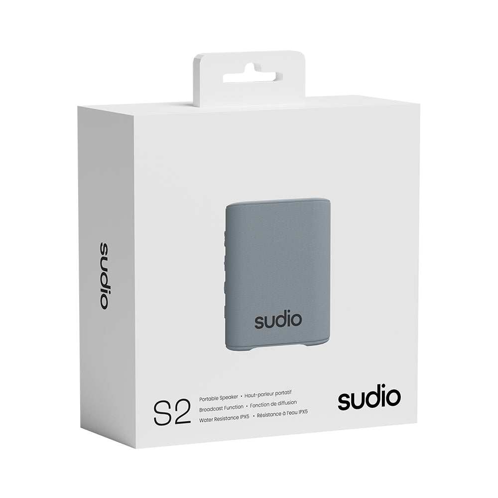 Sudio S2 Mini 便攜式防水無線喇叭(灰色)
