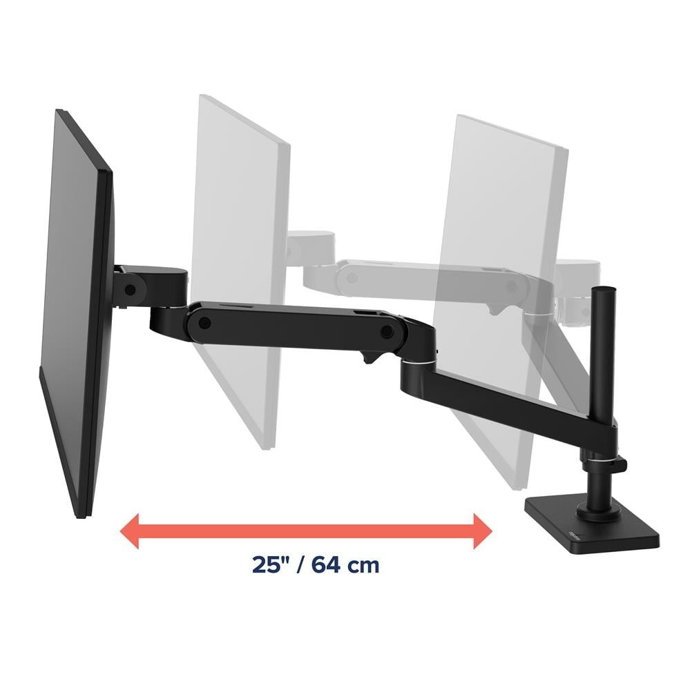 Ergotron LX PRO ARM 單臂顯示器支架 45-695-292(桌夾-長杆-黑色)