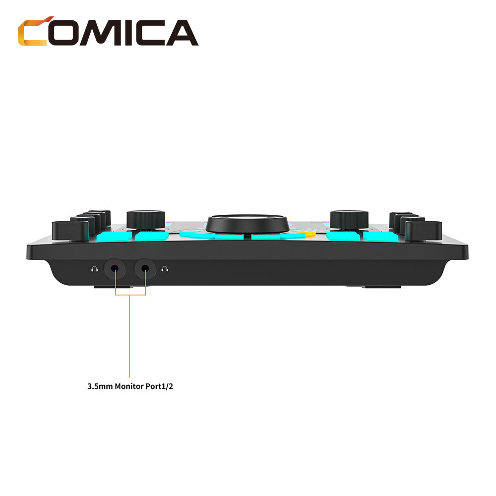 Comica ADCaster C2 多用途錄音界面(適用於PODCAST/錄音/直播)(黑色)