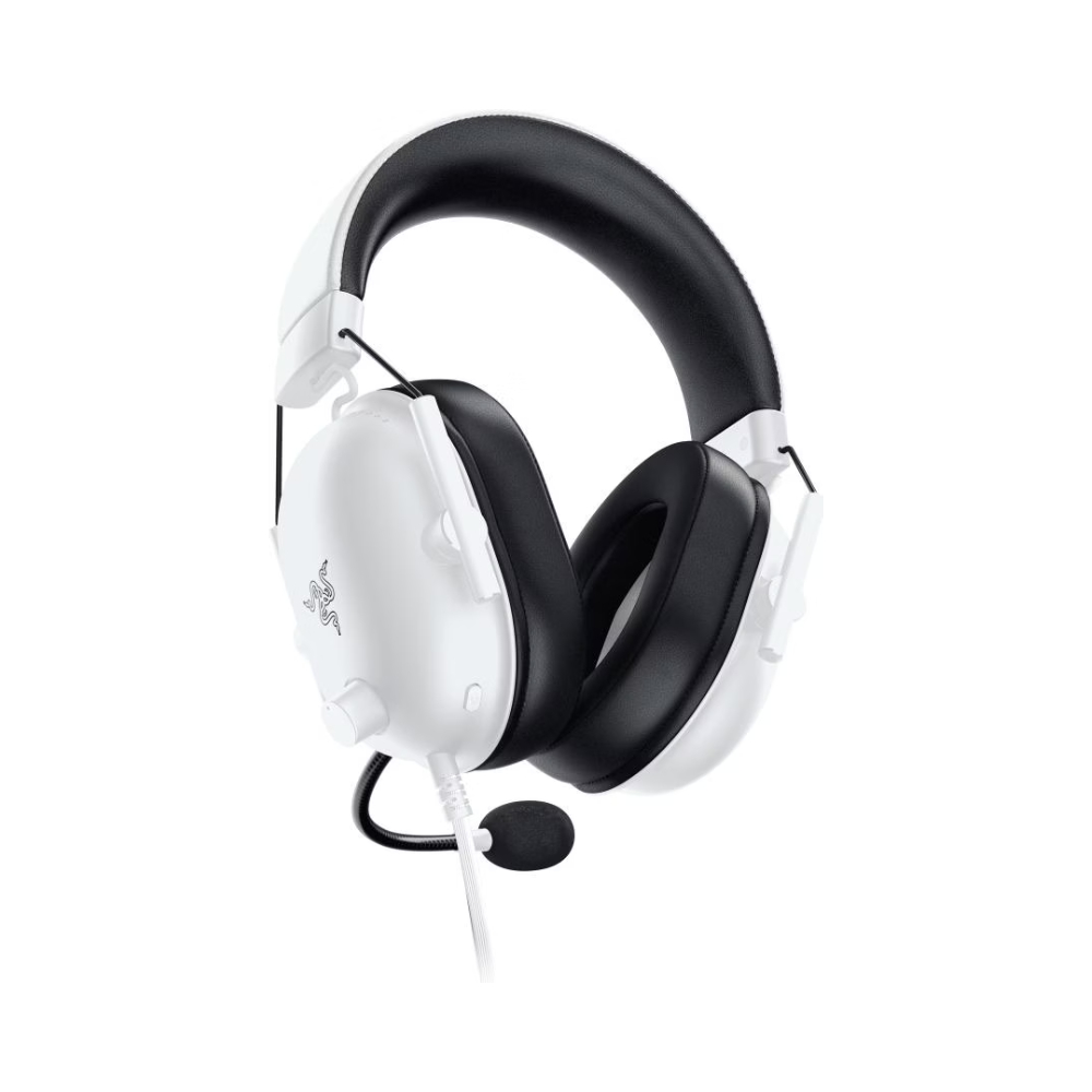 Razer Blackshark V2 X 有線遊戲耳機(Special White Edition)