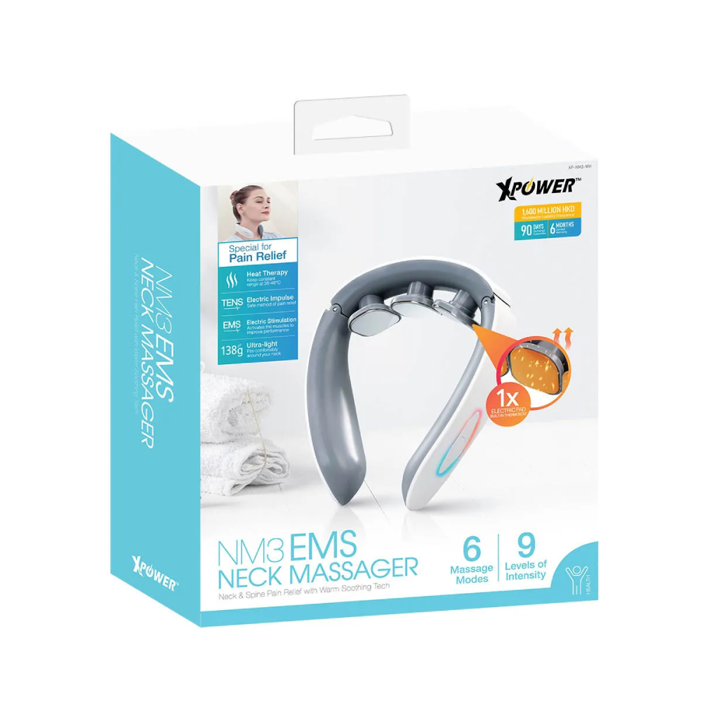 XPower NM3 智能頸椎按摩儀(White)