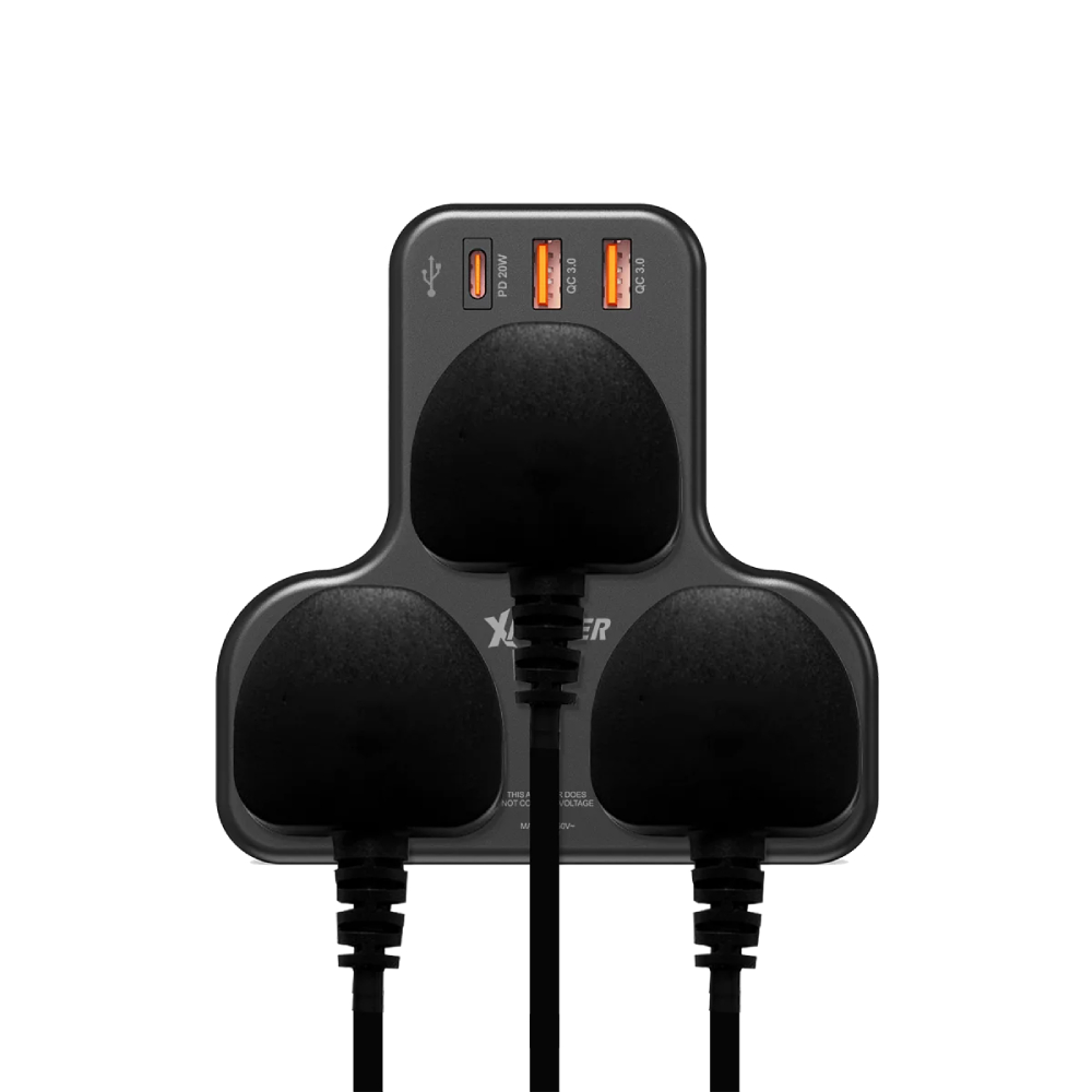 XPower WSS2 多功能T型萬能插蘇(Black)