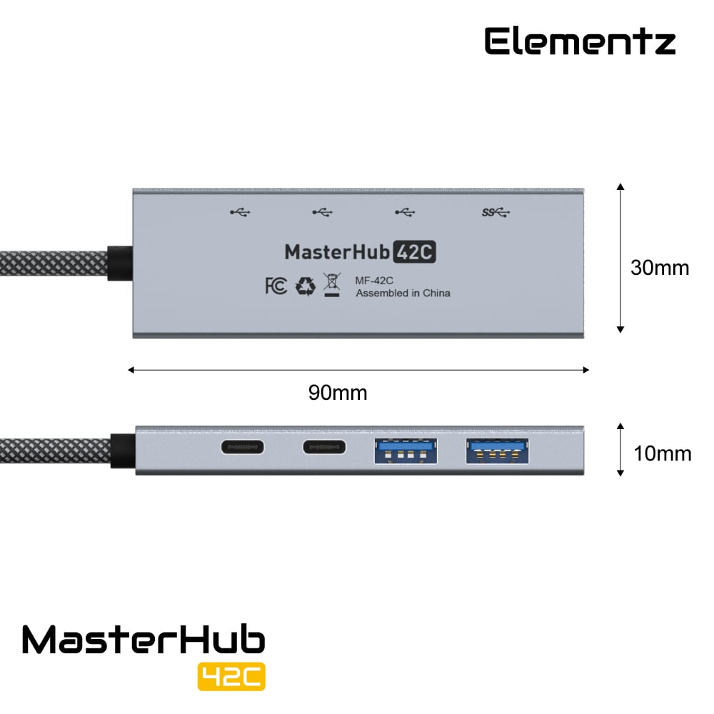 Elementz MasterHub 42C 4 in 1 USB-C Hub 擴展塢