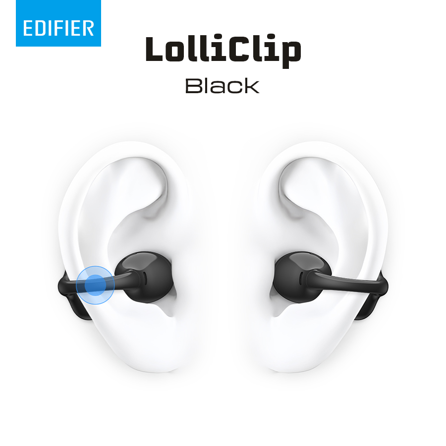Edifier LolliClip 主動降噪開放式藍牙耳機(黑色)