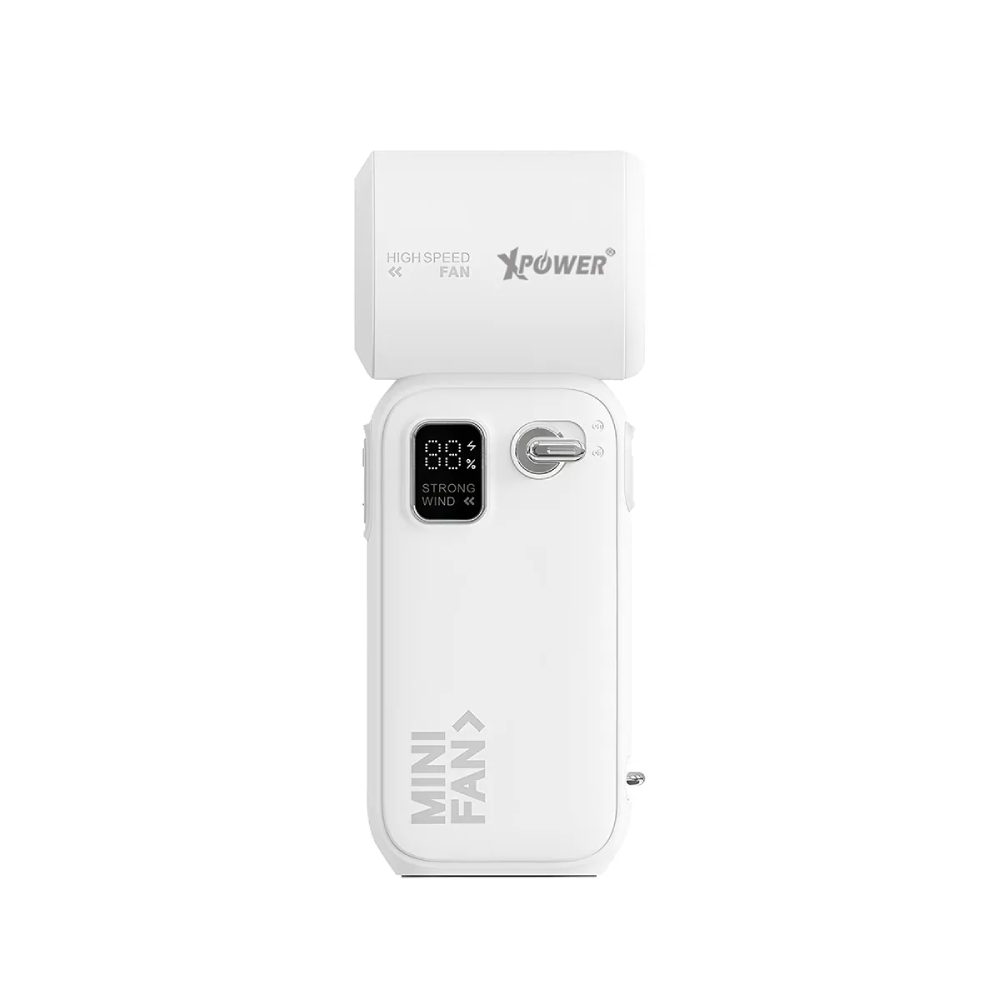 XPower COOLER MINI 手提充電式便攜迷你渦輪風扇(White)