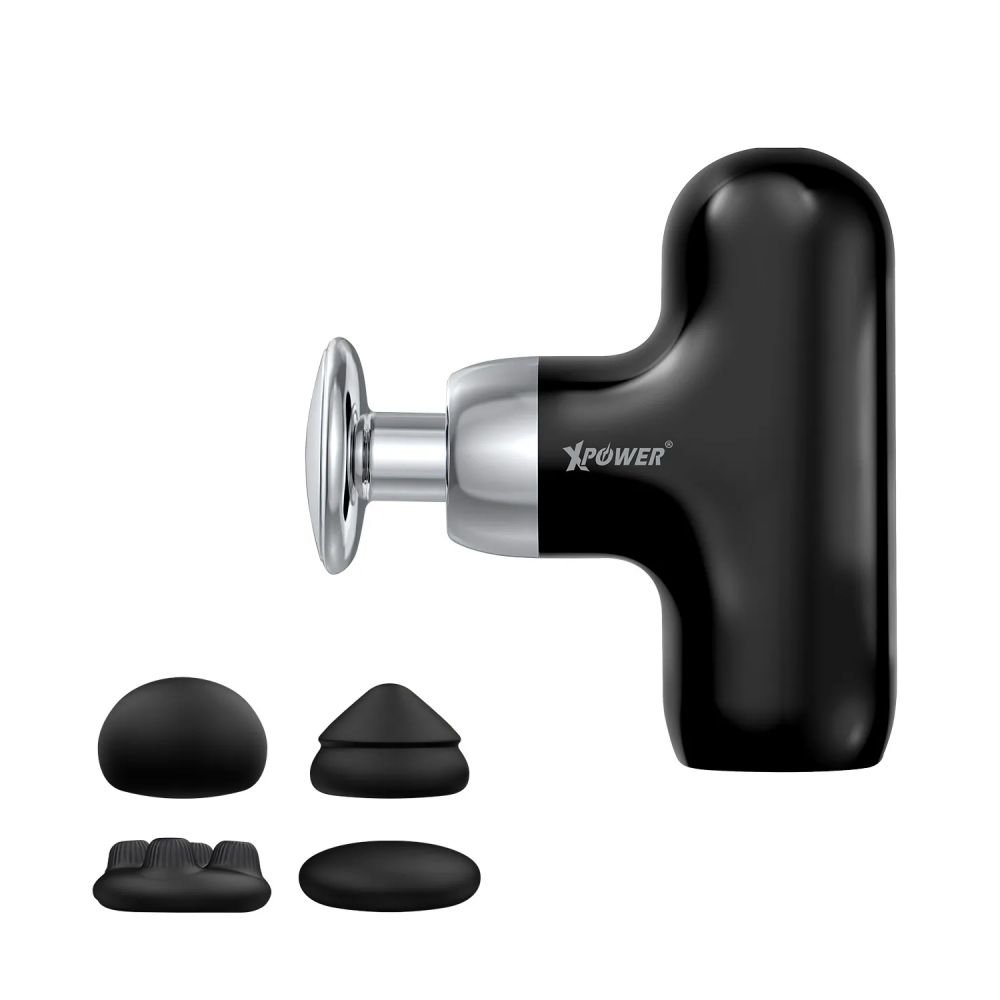 XPower MG18 超細2合1迷你熱敷按摩槍(Black)
