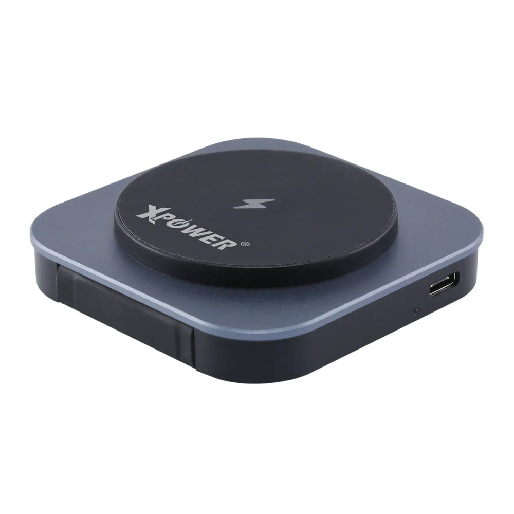 XPower WLM11 全球最薄全港首款QI2 3合1 MagSafe 21W無線充電座(Black)