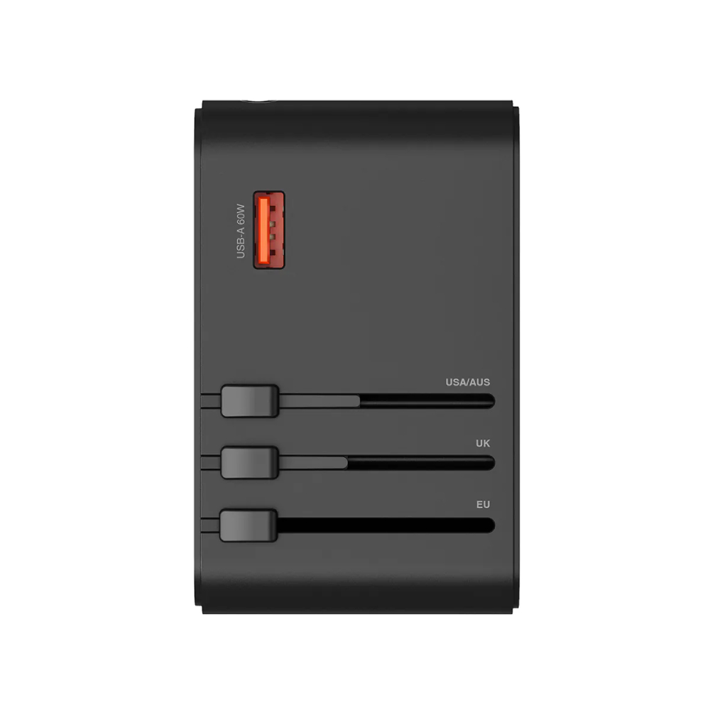 XPower TA75D 75W 5輸出PD 3.0/PPS GAN旅行充電器(Black)