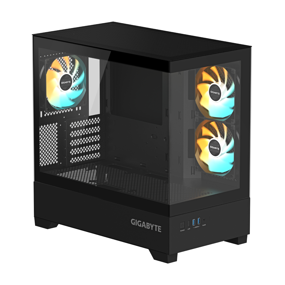 Gigabyte C201 PANORAMIC MATX 機箱(黑色)