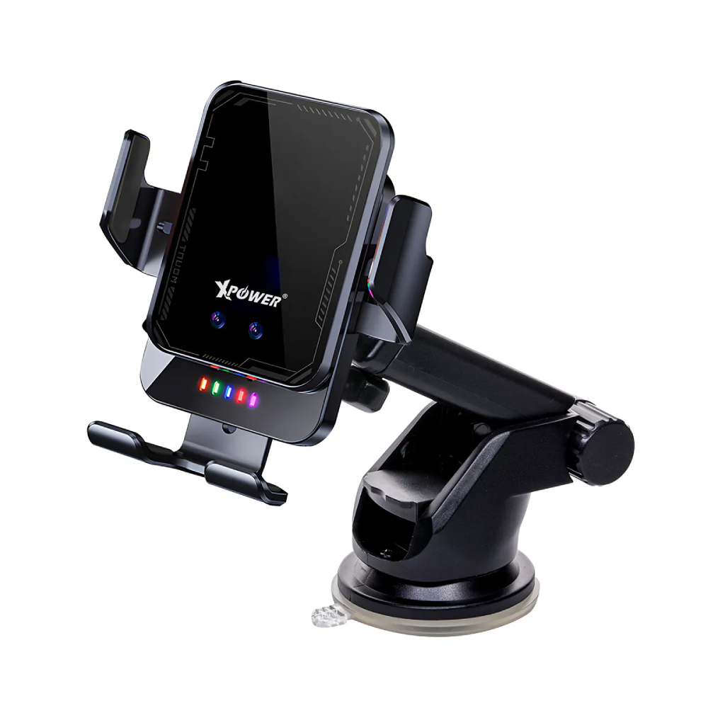 XPower CMA12 2合1 15W 無線快充自動車支架(Black)