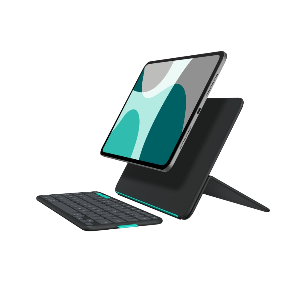 Logitech Flip Folio 11吋磁吸式 iPad 鍵盤保護支架(適用於 iPad Pro 和 Air 11 英吋)