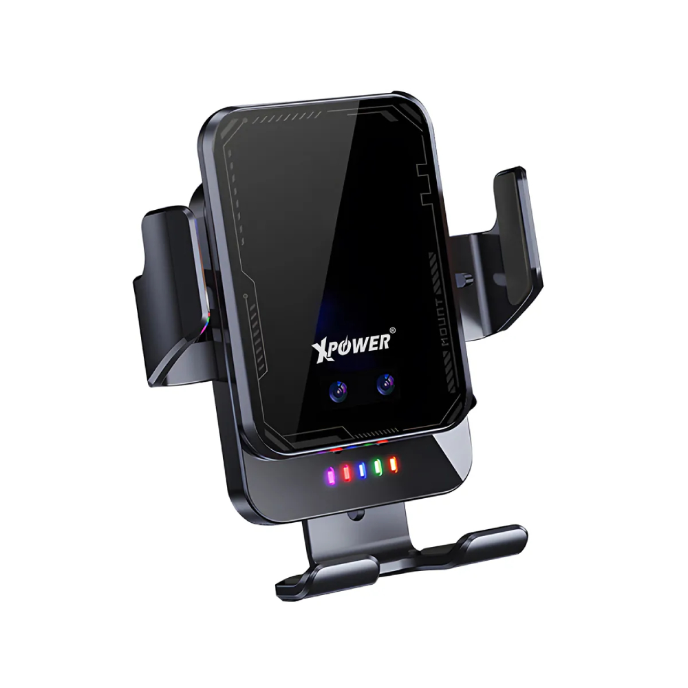 XPower CMA12 2合1 15W 無線快充自動車支架(Black)