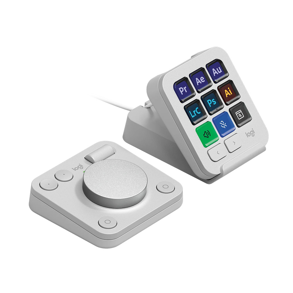 Logitech MX CREATIVE CONSOLE 創意主控台(白色)