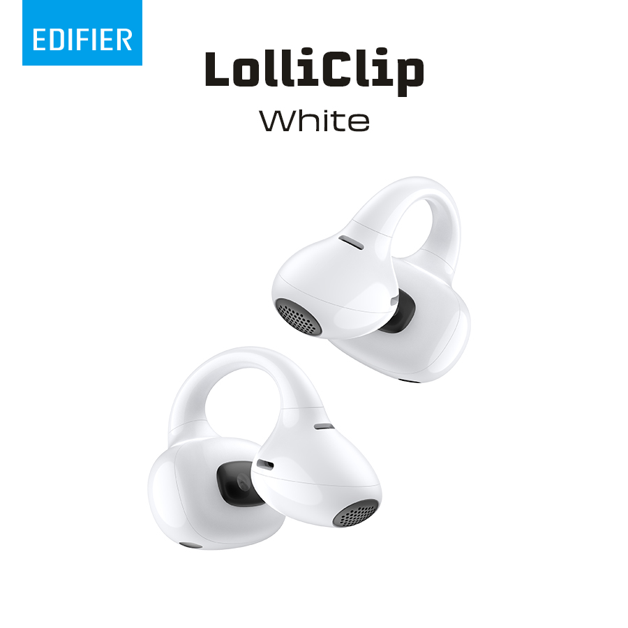 Edifier LolliClip 主動降噪開放式藍牙耳機(白色)