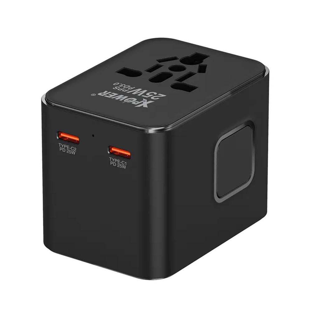 XPower TA3B 25W 4輸出PD 3.0/PPS旅行充電器(Black)