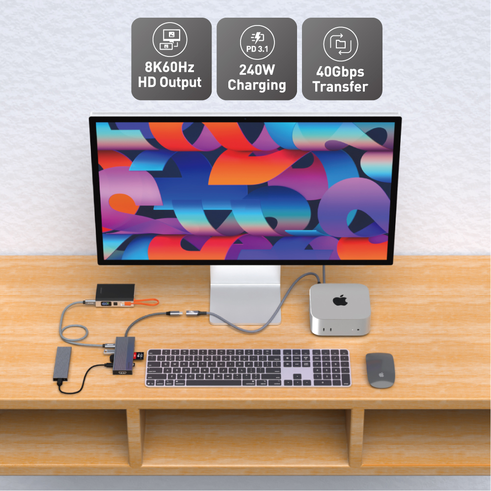 Elementz USB4 USB C To CF 延長線(NQL-F05)(50cm)