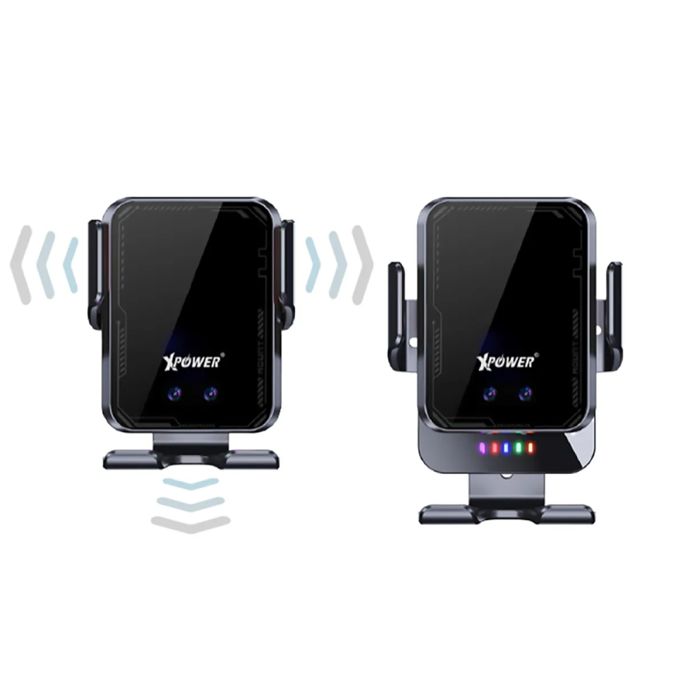 XPower CMA12 2合1 15W 無線快充自動車支架(Black)