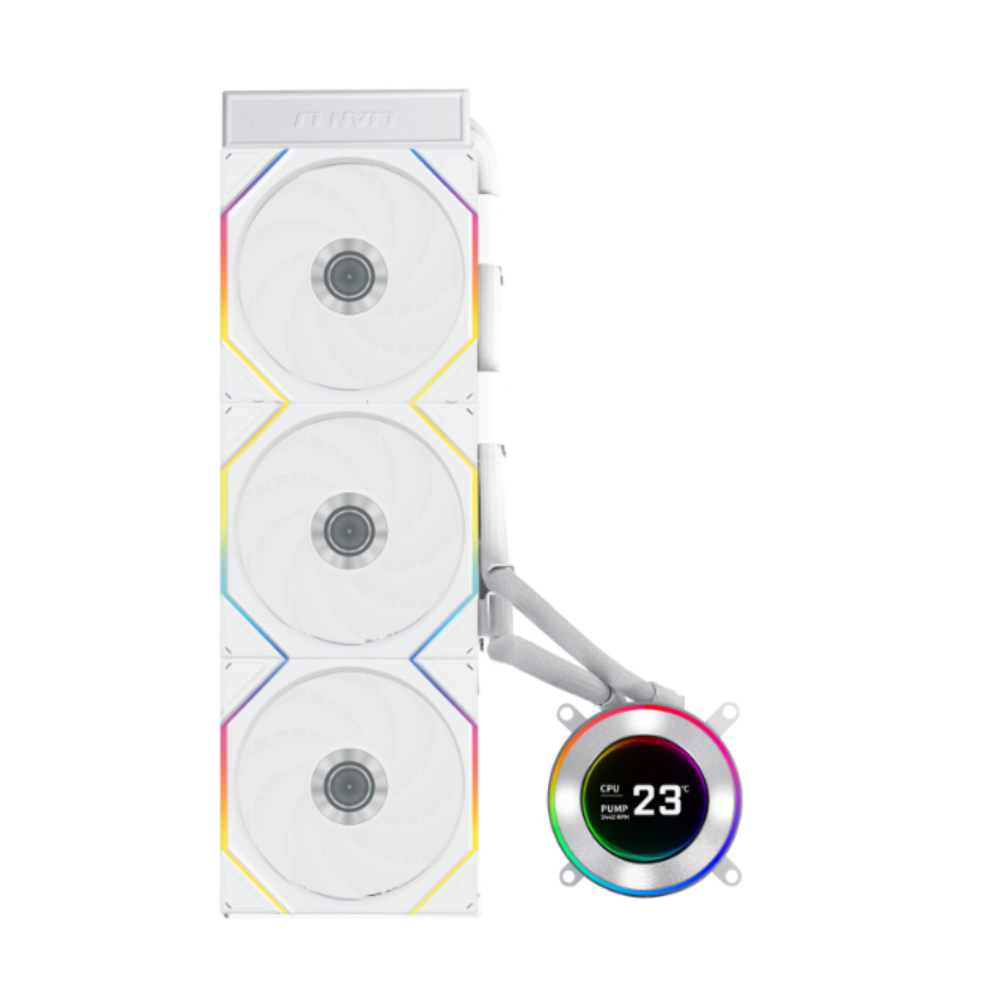 LIAN LI Hydroshift II LCD-C 360TL AIO 水冷散熱器 (隨附 L-Wireless 控制器)(TL風扇-白色)