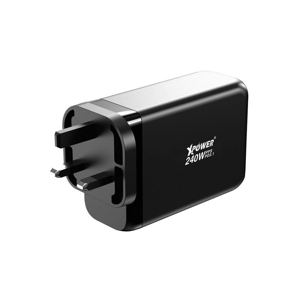 XPower GW240 240W PD 3.1 Gan 4輸出智能充電器(Black)