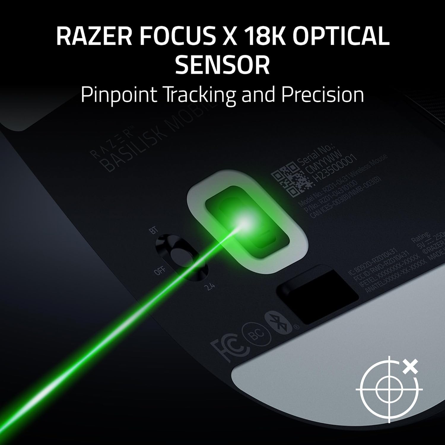 Razer Basilisk Mobile 便攜式無線人體工學滑鼠