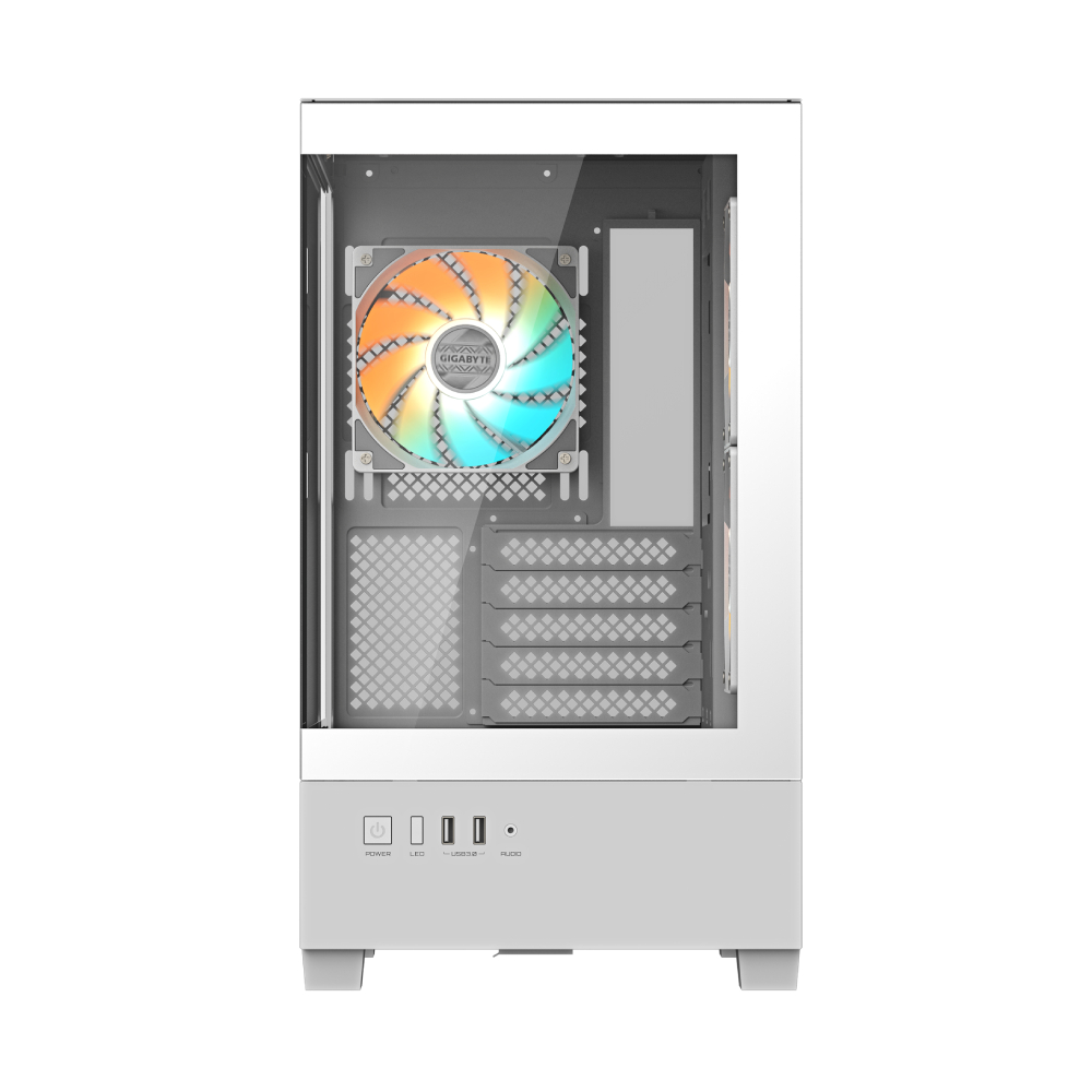 Gigabyte C201 PANORAMIC ICE MATX 機箱(白色)
