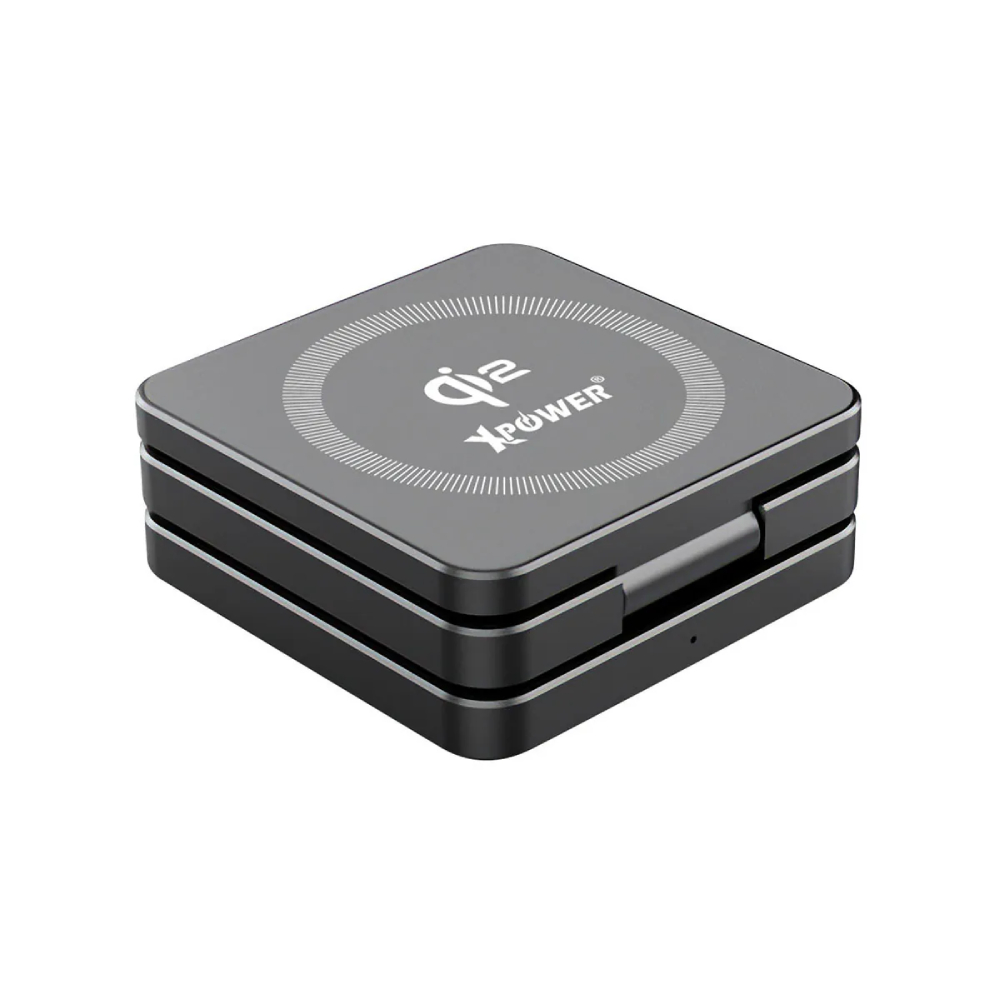 XPower WLS23 3合1 Qi2 23W MagSafe磁吸無線充電座(Grey)