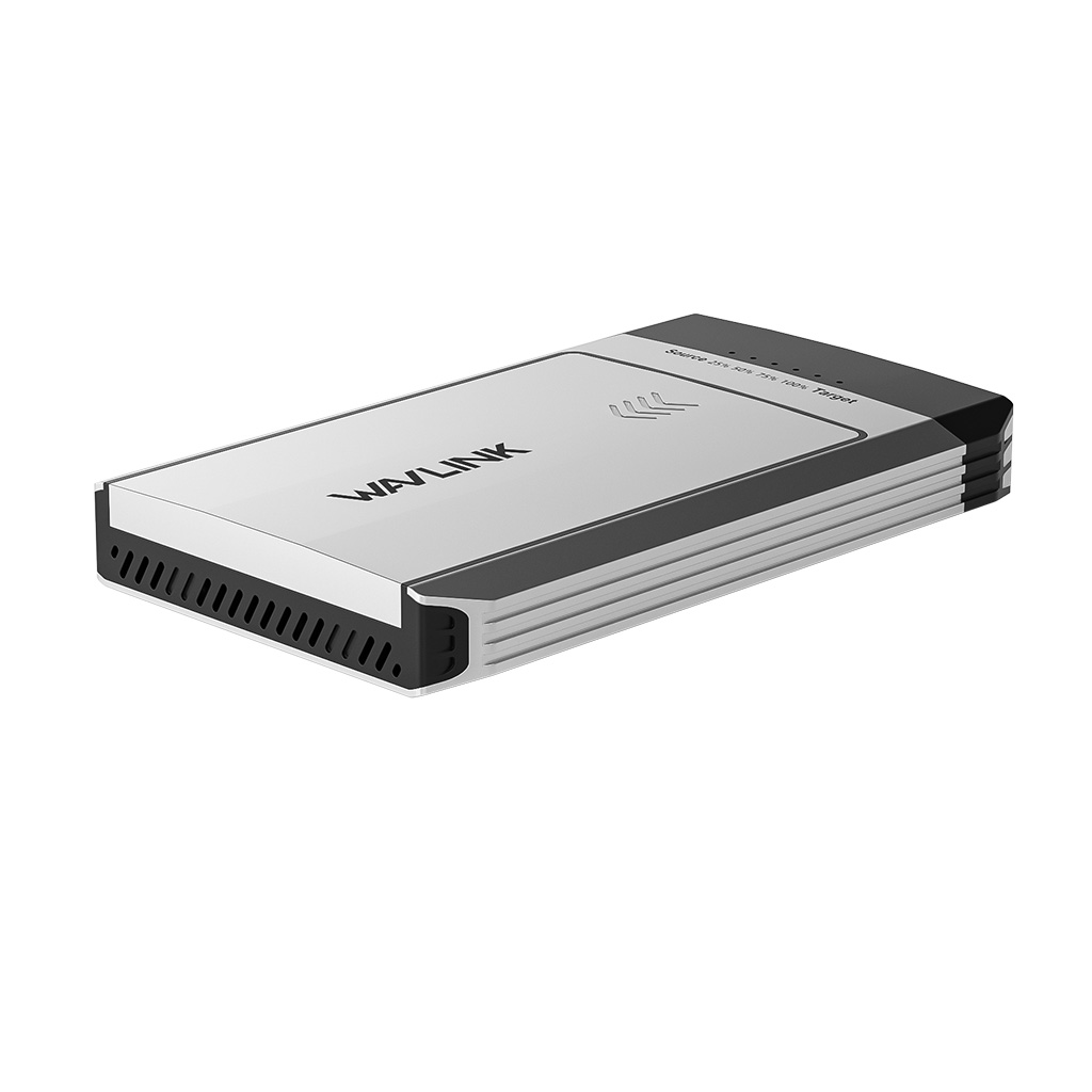 Wavlink WL-ST348 雙M.2 SSD USB-C 外置儲存盒(支援1鍵Clone)