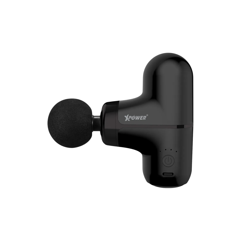 XPower MG17 全球最細2合1超迷你熱敷按摩槍(Black)