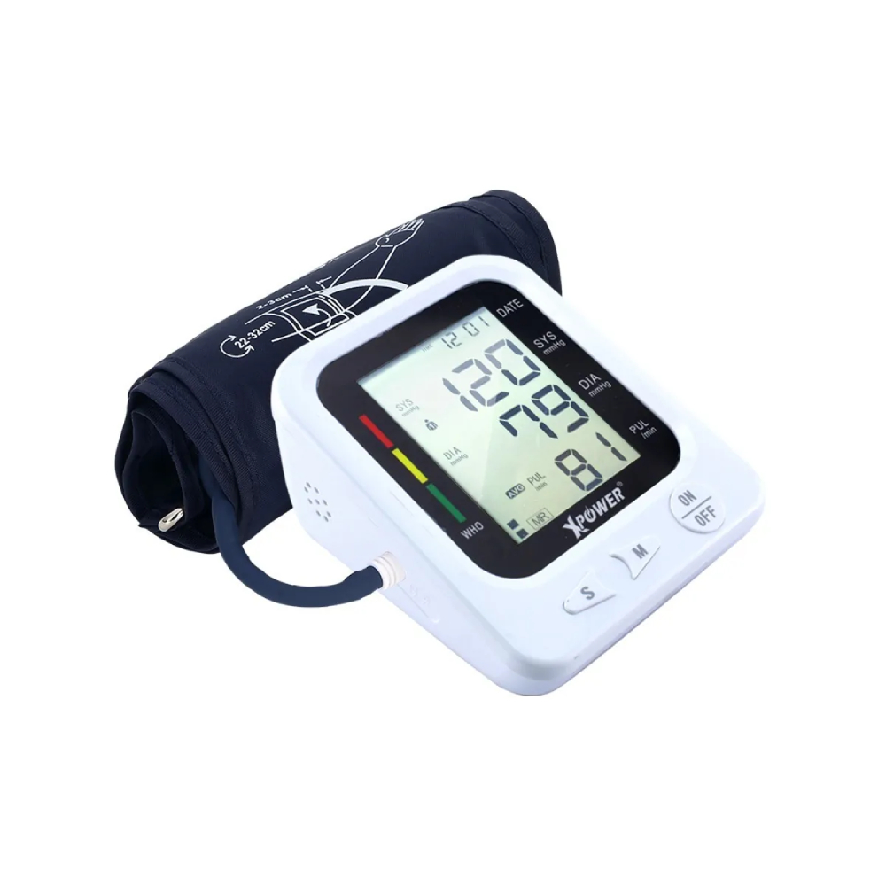 XPower BP2 2合1手臂式電子血壓計(White)
