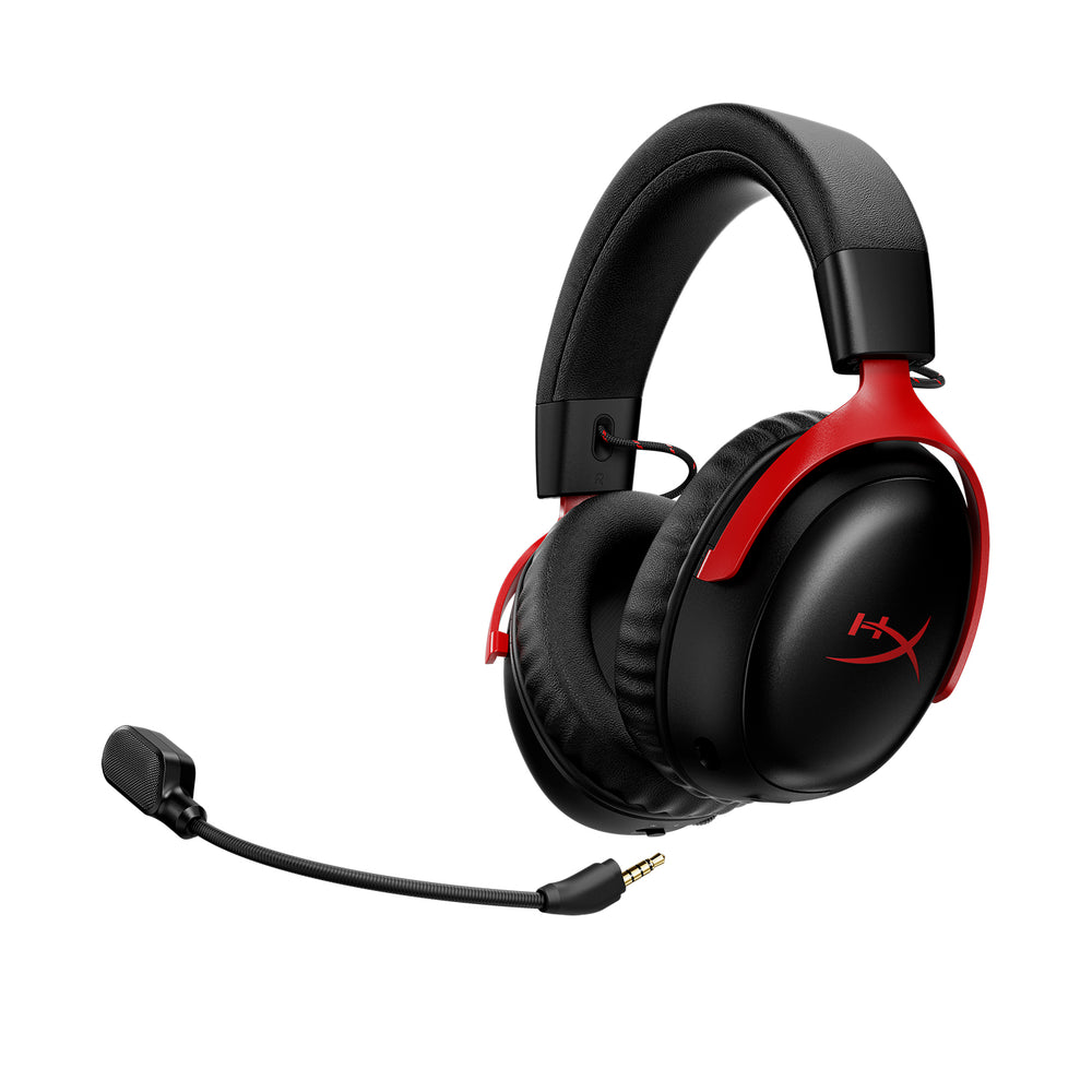 HyperX Cloud III S Wireless 無線遊戲耳機(紅黑色)