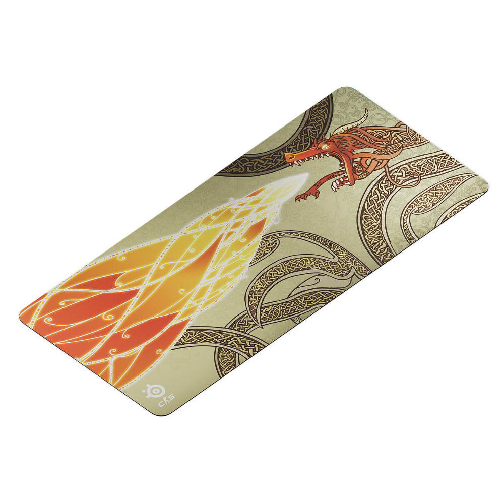 SteelSeries QcK 布質滑鼠墊(63448)(XXL-CS2 Dragon Lore Edition)