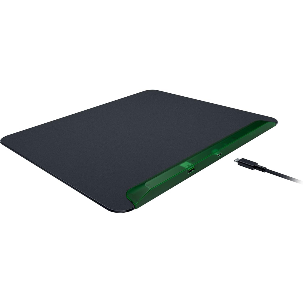Razer Firefly V2 Pro Multi-zone Chroma 全發光 RGB 遊戲滑鼠墊 (278mm x 360mm)(Phantom Green Edition)