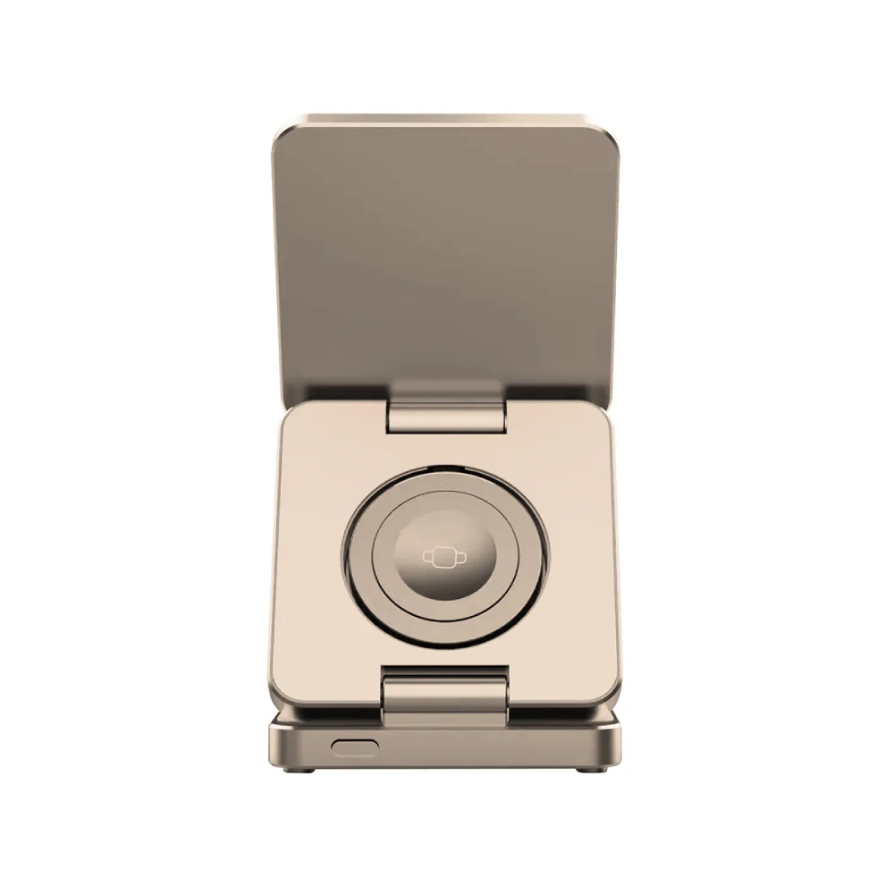 XPower WLS23 MK II 3合1 Qi2 23W MagSafe磁吸無線充電座(Desert Titanium)