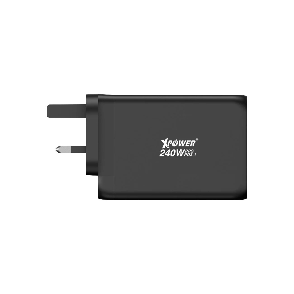 XPower GW240 240W PD 3.1 Gan 4輸出智能充電器(Black)