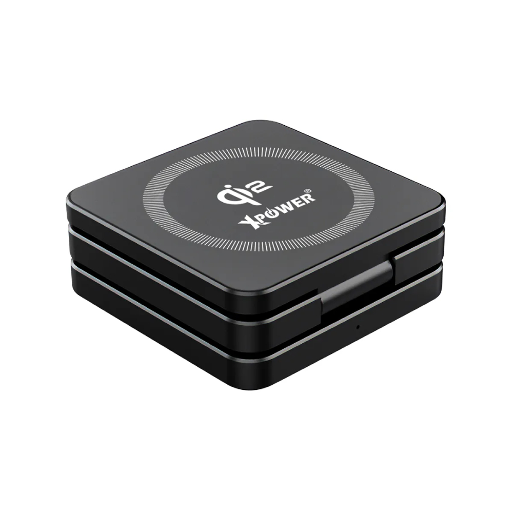 XPower WLS23 3合1 Qi2 23W MagSafe磁吸無線充電座(Black)