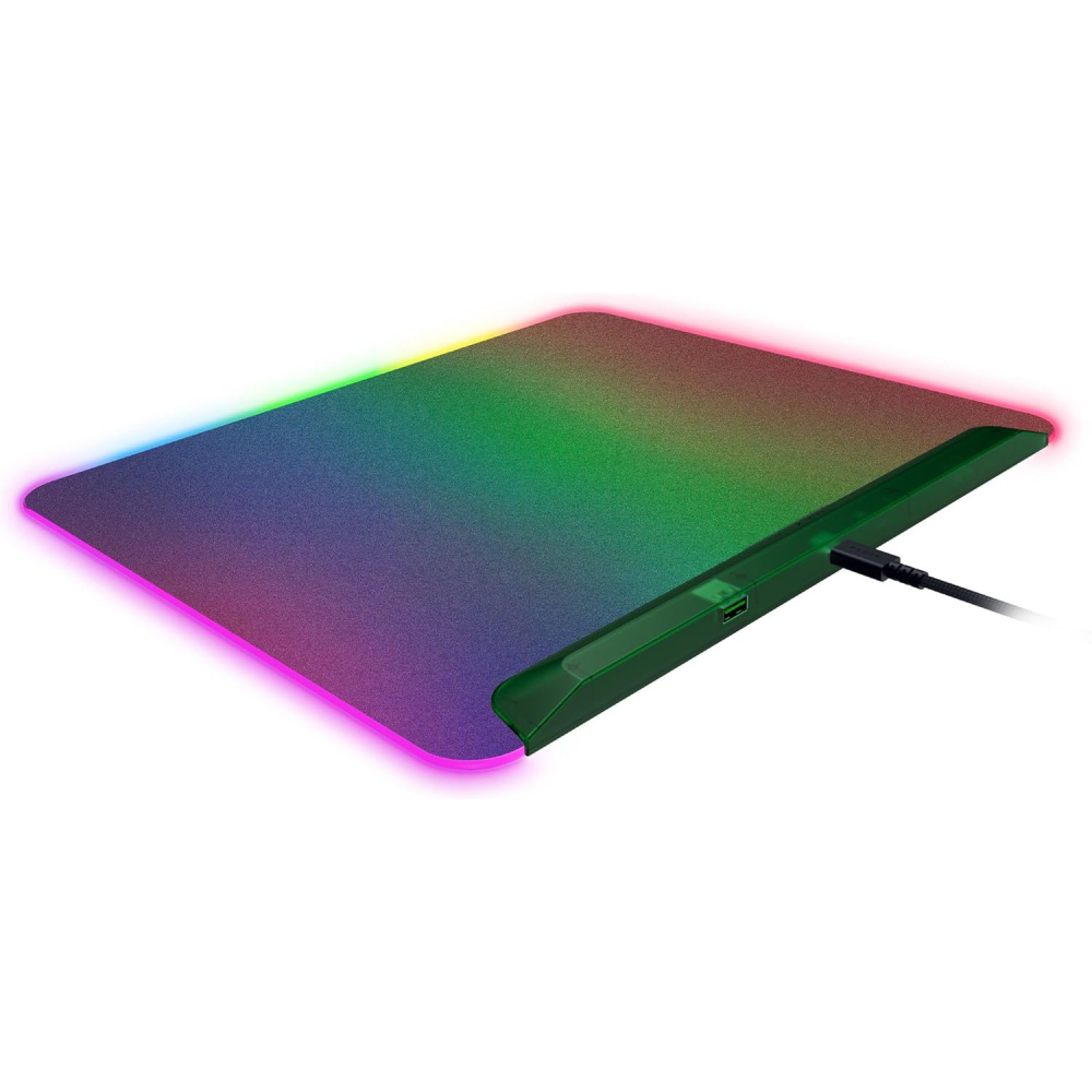 Razer Firefly V2 Pro Multi-zone Chroma 全發光 RGB 遊戲滑鼠墊 (278mm x 360mm)(Phantom Green Edition)