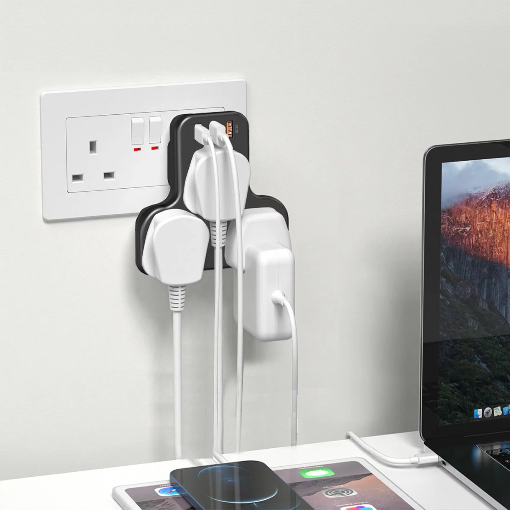 XPower WSS2 多功能T型萬能插蘇(Black)