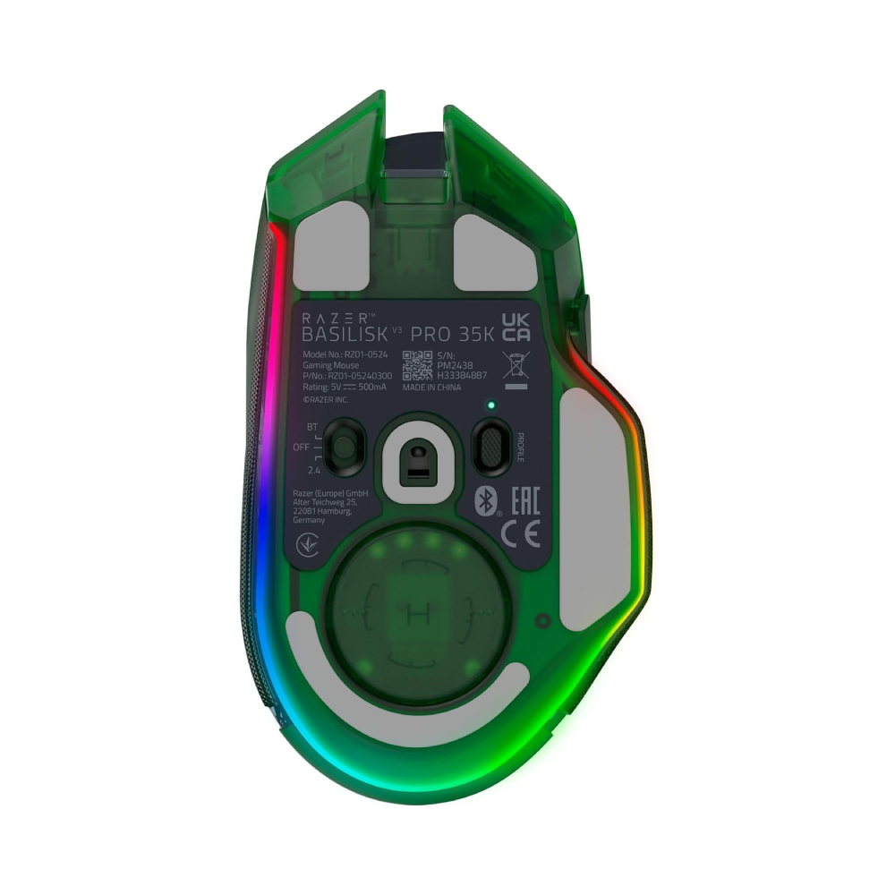 Razer Basilisk V3 Pro 35K 無線遊戲滑鼠(Phantom Green Edition)