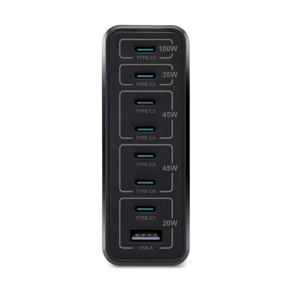 XPower GX200B 200W 8輸出PD3.0/PPS桌上型GaN充電器(Black)