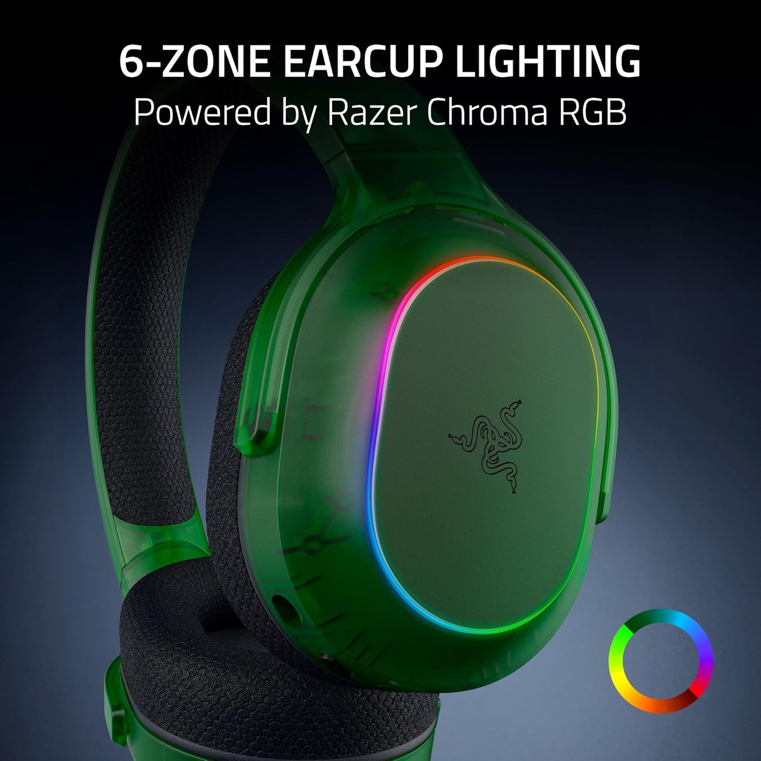 Razer Barracuda X Chroma 多平台無線藍牙遊戲耳機(Phantom Green Edition)