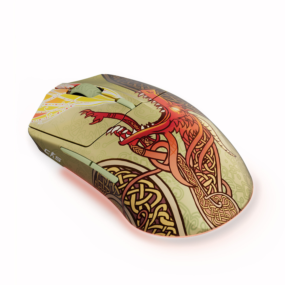 SteelSeries X Counter-Strike: Dragon Lore Aerox 3 Wireless 無線遊戲滑鼠(CS2 Dragon Lore Edition)