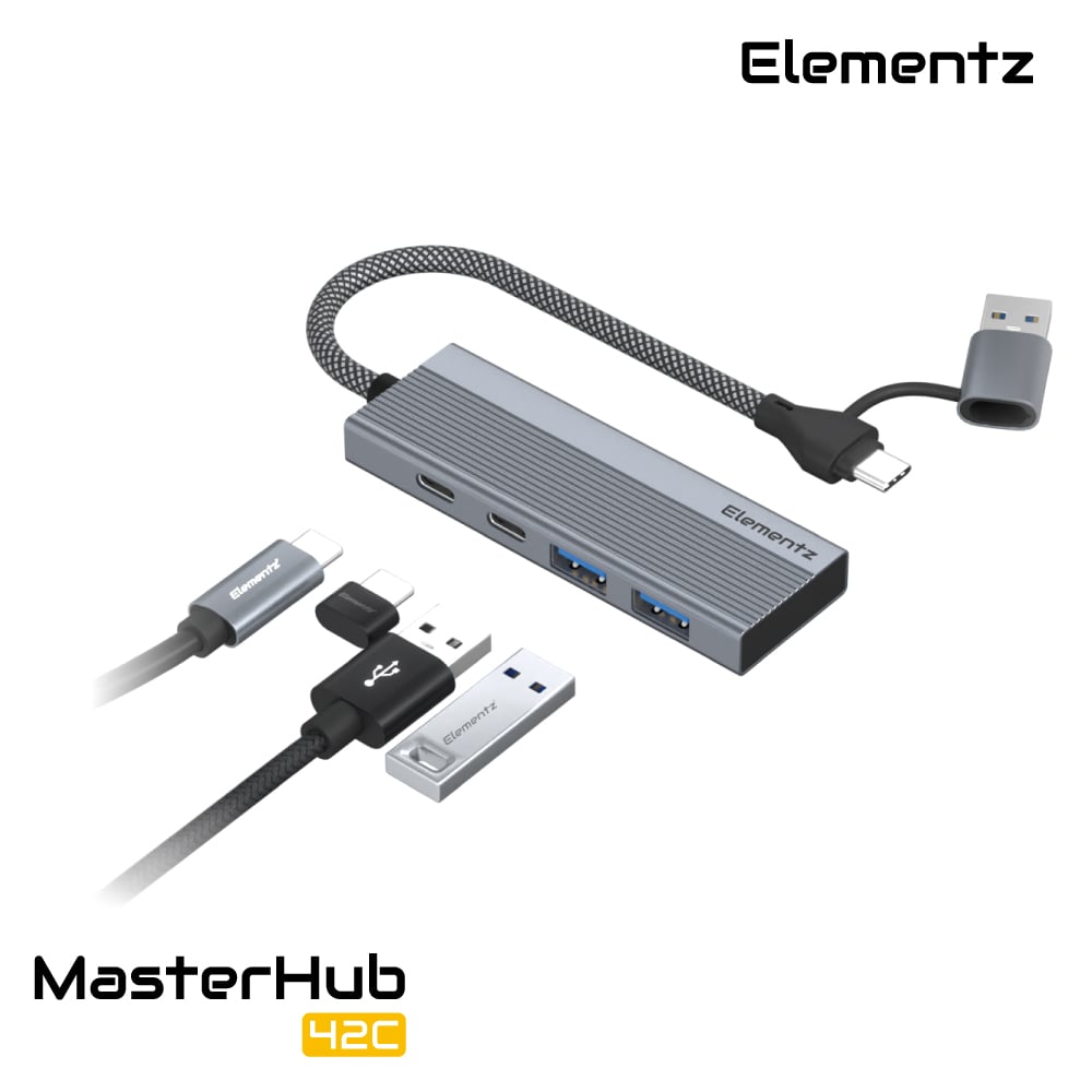 Elementz MasterHub 42C 4 in 1 USB-C Hub 擴展塢