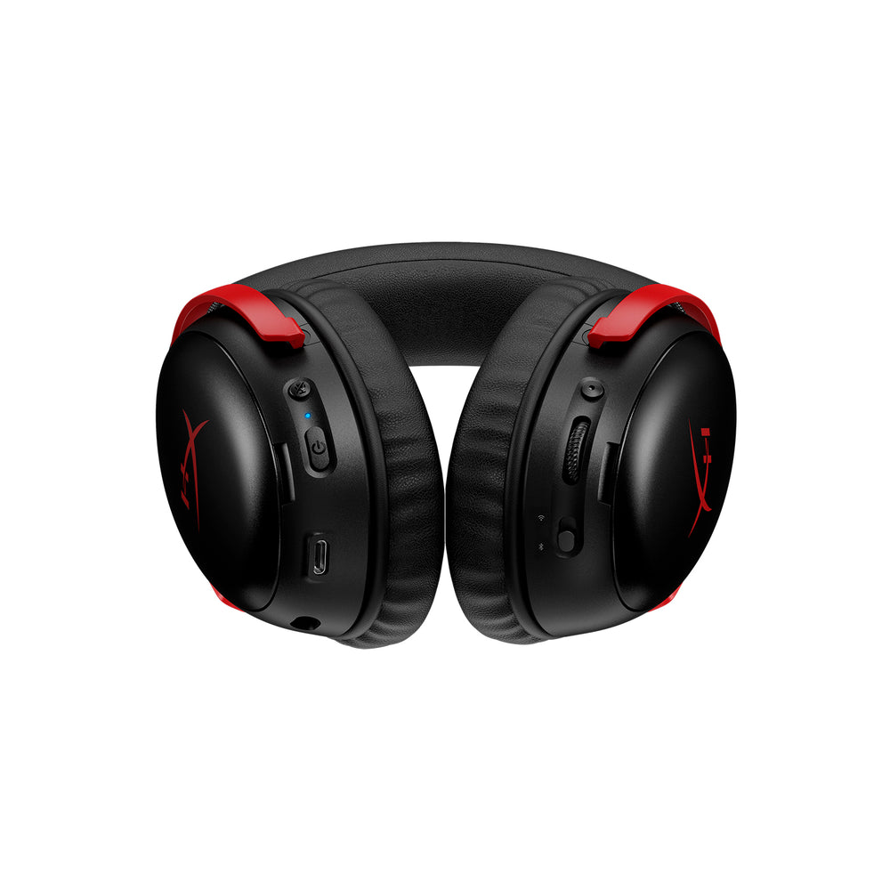 HyperX Cloud III S Wireless 無線遊戲耳機(紅黑色)