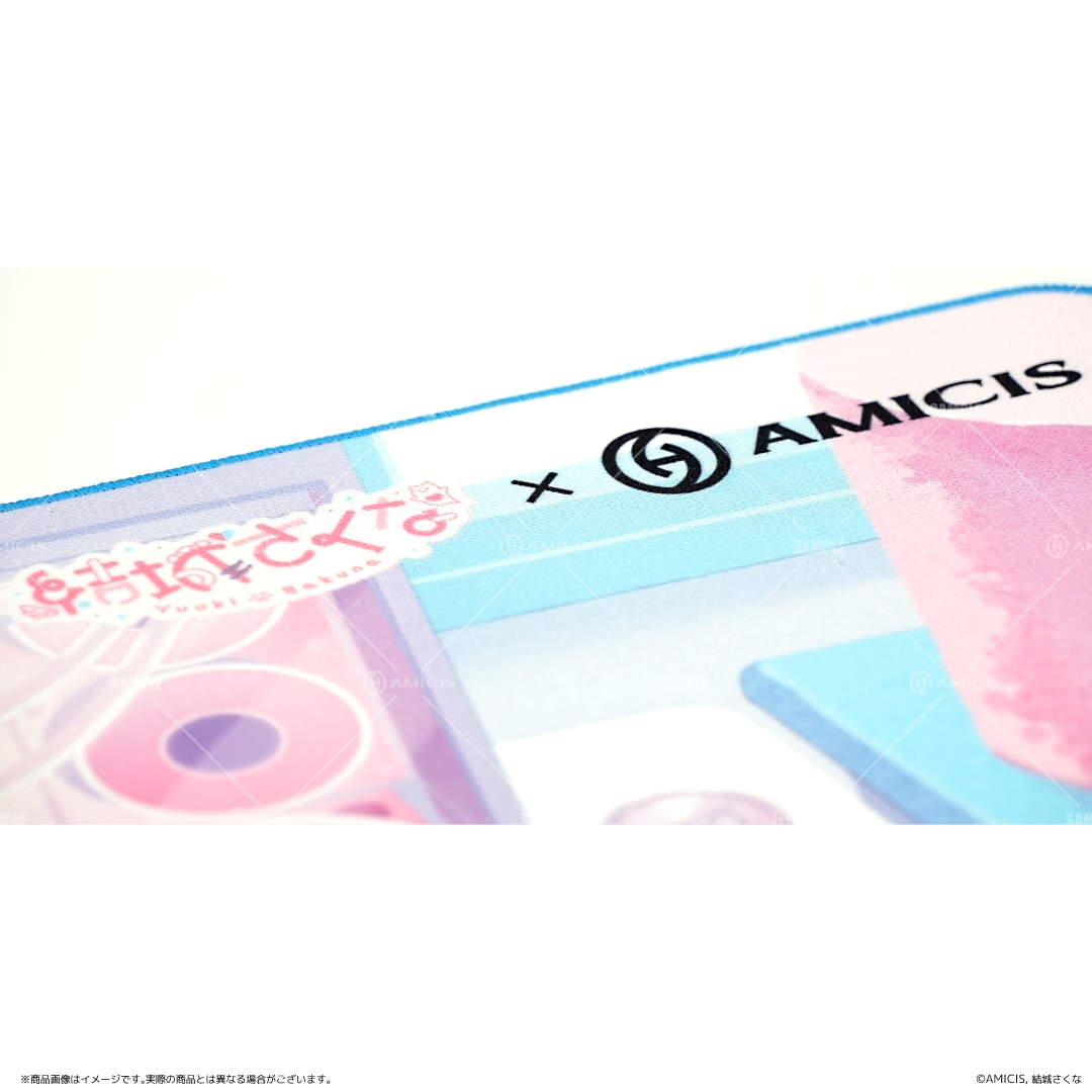 結城さくな ✕ AMICIS 聯名版 Jin 滑面控制型滑鼠墊(490x420mm)
