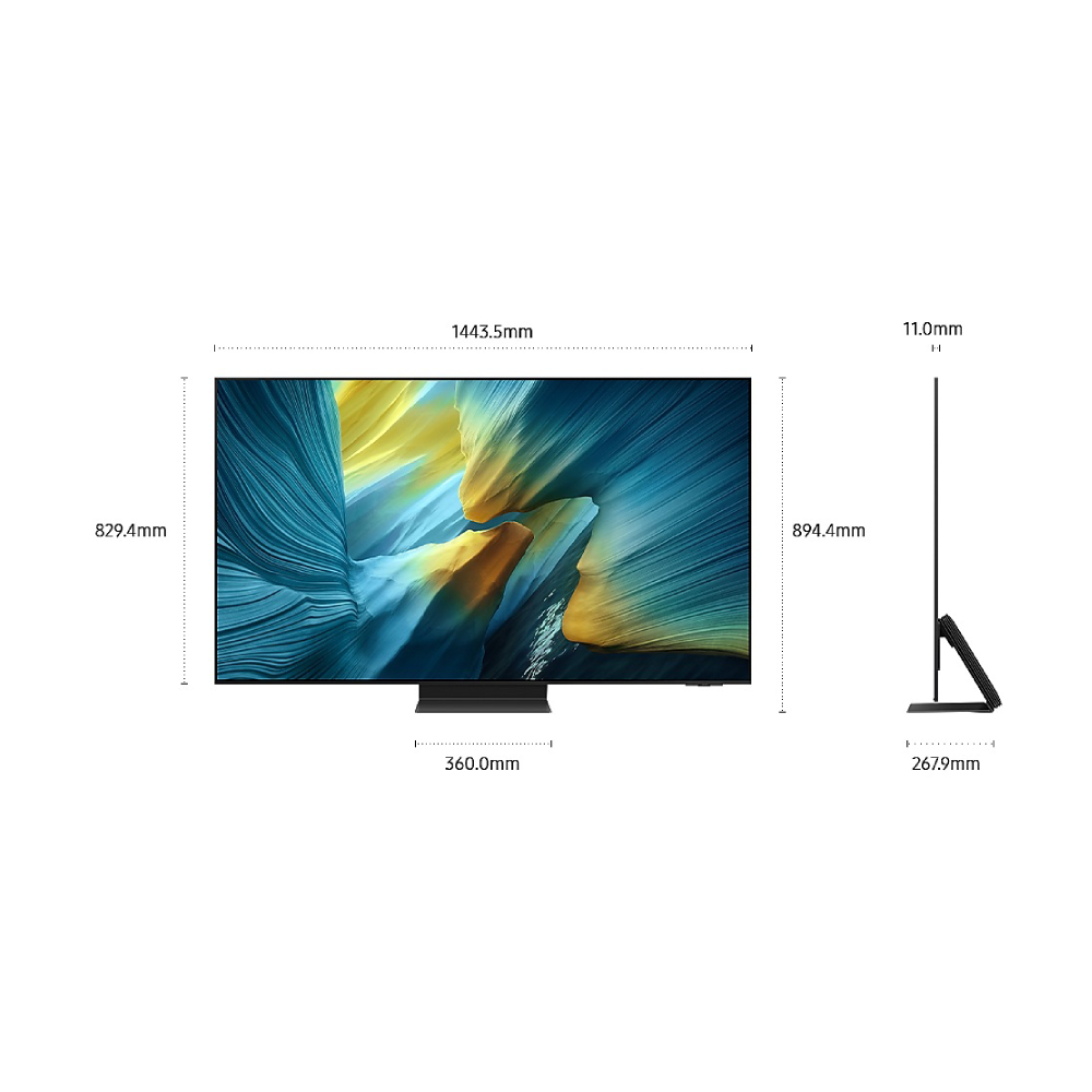 Samsung S95F Vision AI 65吋 4K UHD 165Hz OLED 智能電視(65吋)