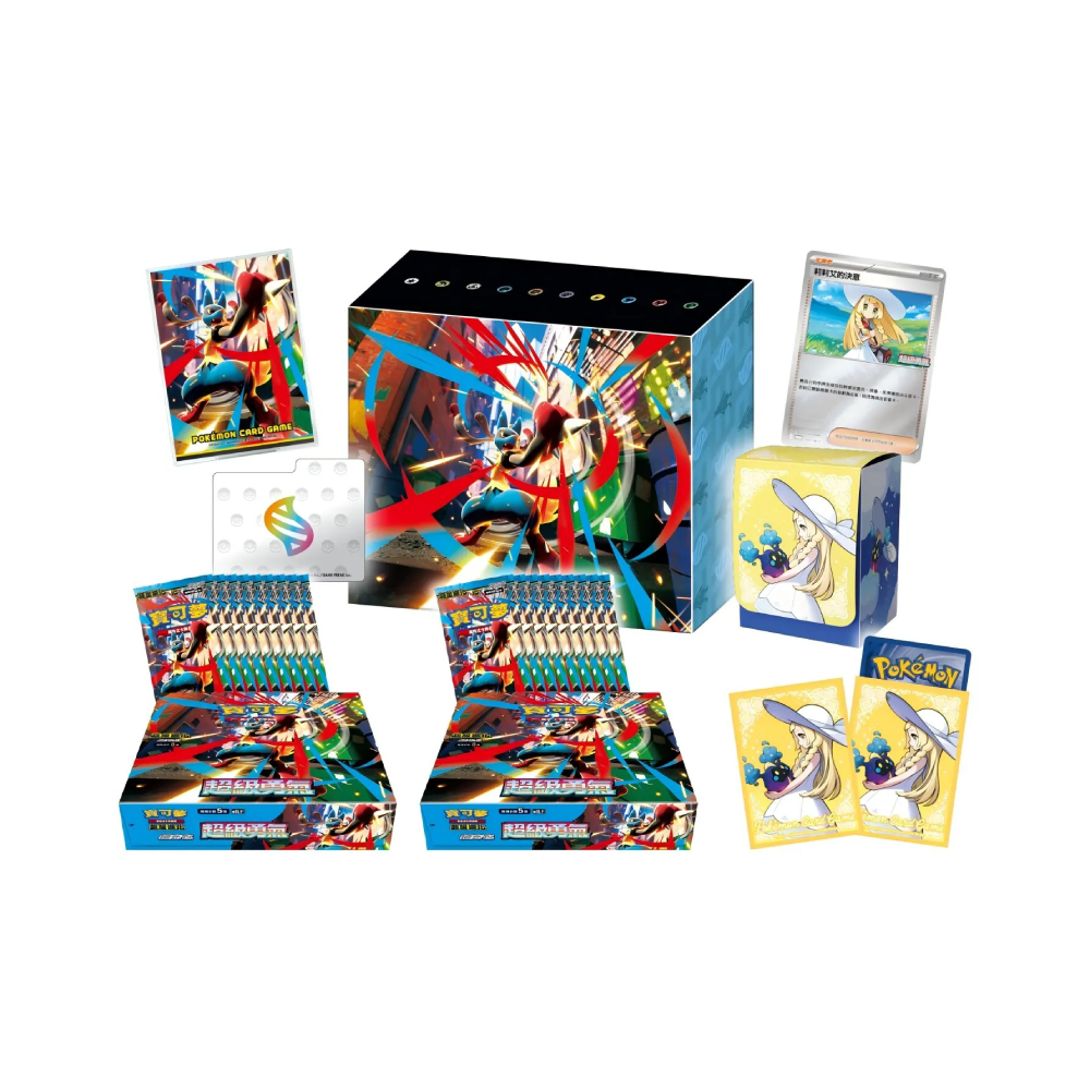 【繁中】Pokemon TCG 寶可夢卡牌遊戲 繁中版 MEGA超級進化(M1LF-超級勇氣-特別組合-莉莉艾)