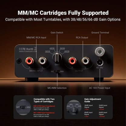Fosi Audio Box X5 Preamp 唱機前置放大器